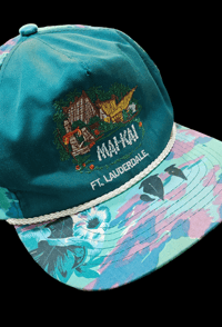 Image 2 of Vintage 1990's Mai Kai Snapback Hat FREE SHIPPING