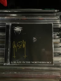 Image 1 of CD Darkthrone «A Blaze in the Northern Sky» SIGNED