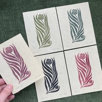 Image 5 of Floral Mini Linocut Print