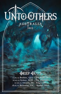 Unto Others (USA) Australian Tour Poster 2023 A2 LTD 10 Copies Signed