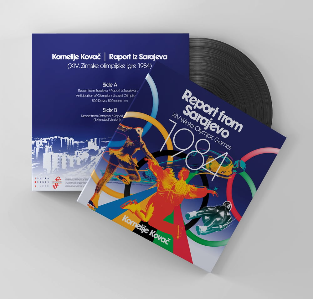 KORNELIJE KOVAC - REPORT FROM SARAJEVO (XIV Winter Olympic Games 1984) 12'' Maxi Single + INSERT