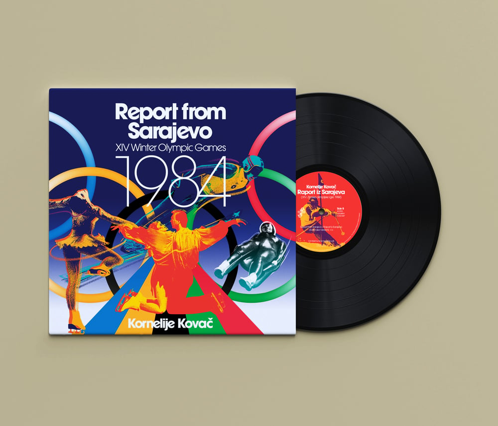 KORNELIJE KOVAC - REPORT FROM SARAJEVO (XIV Winter Olympic Games 1984) 12'' Maxi Single + INSERT