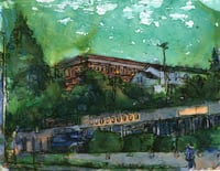Breakside Brewery, Astoria OR *original painting available*
