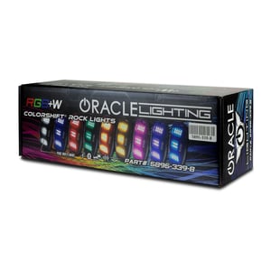 Image of COLORSHIFT RGB+W 8pc ROCK LIGHT KIT
