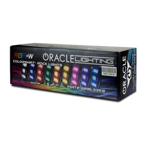 Image of  COLORSHIFT RGB+W 8pc ROCK LIGHT KIT