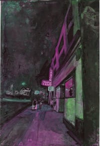 Labor Temple Nighttime 
