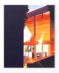 Image 1 of Bryce Anderson 'Exterior on Purple Ground'. Original artwork