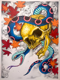 Image 1 of “Skulltown” original painting