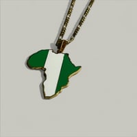 NIGERIA-AFRICAN MAP NECKLACE|PRE-ORDER