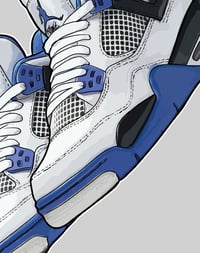Image 4 of A3 framed sneaker art 2