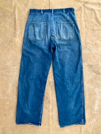 Image 4 of WW2 USN DENIM DUNGAREE PANTS