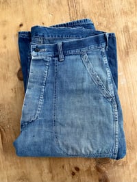 Image 1 of WW2 USN DENIM DUNGAREE PANTS