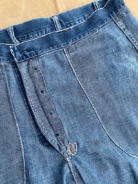 Image 10 of WW2 USN DENIM DUNGAREE PANTS