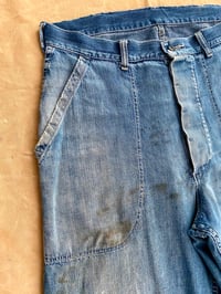 Image 5 of WW2 USN DENIM DUNGAREE PANTS