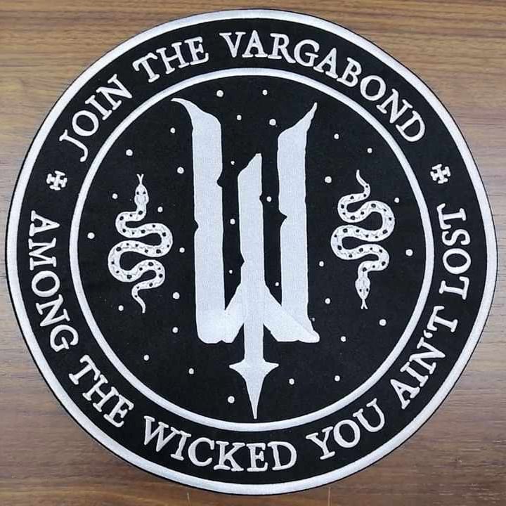 Image of VARGABOND - Back Patch (LIMITED EDITION)