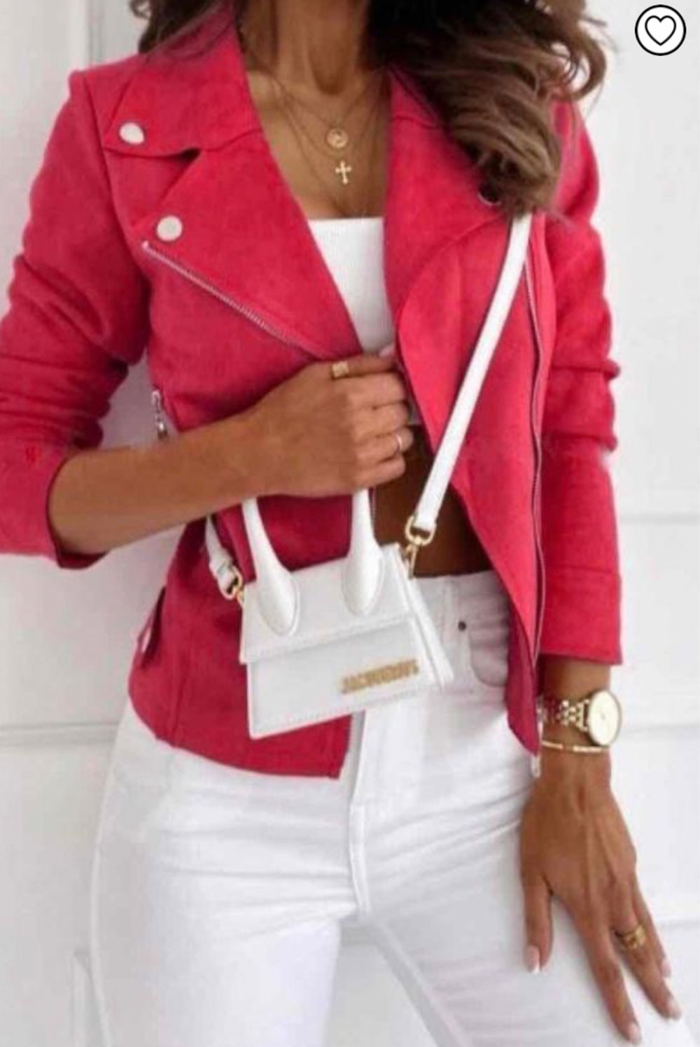Image of Red Biker Jacket