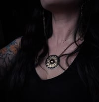 Image 3 of Runic Shield Necklace - Brass