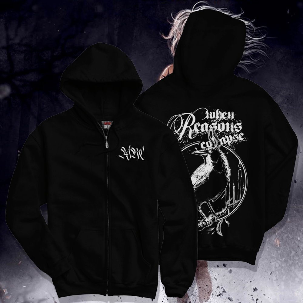 Raven Zip Hoodie