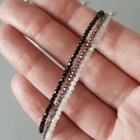 Image 4 of Set of 3 Gold filled gemstone bracelets