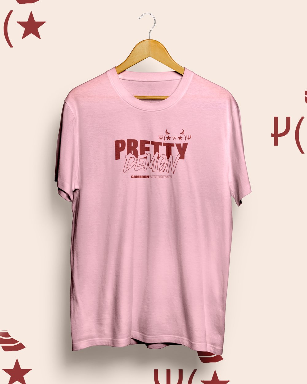 Missing My Soul: PRETTY DEMON [White/Pink T-shirt]