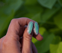 Image 1 of Sonoran Gold turquoise statement studs