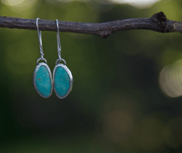 Image 1 of Sonoran gold dangle earrings