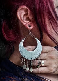 Image 4 of Crescent Moon Earrings 