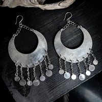 Image 1 of Crescent Moon Earrings 