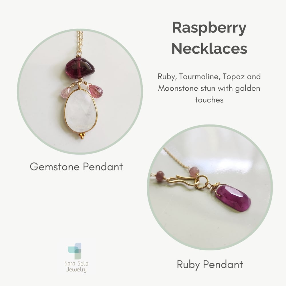 Image of Raspberry Necklaces