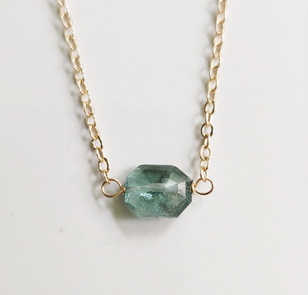 Image of Blue Tourmaline Necklaces