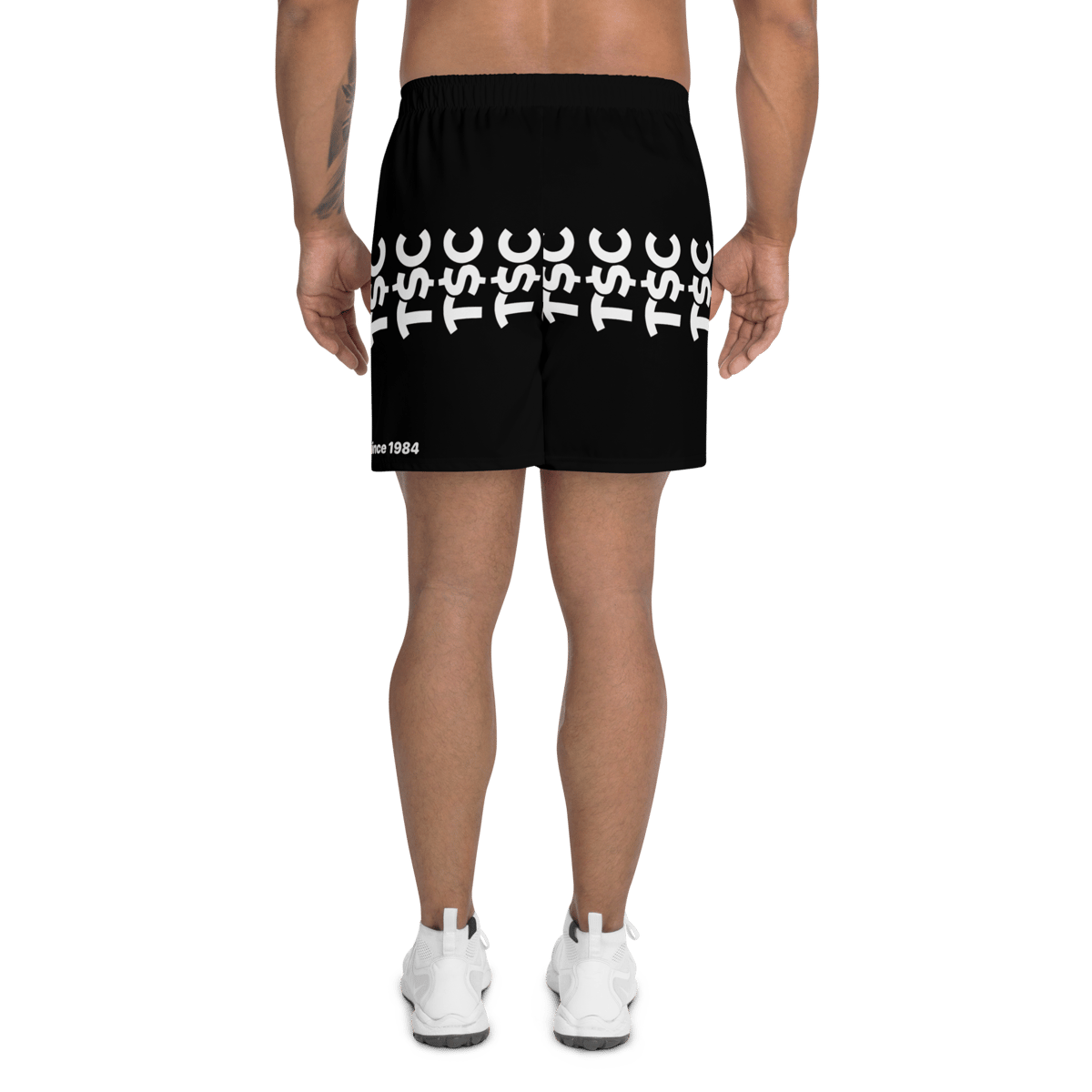 BLCKWHITE Men's Recycled Athletic Shorts | dkrolla67