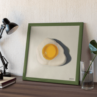 Image 2 of Fried Egg Print