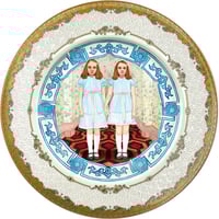 Image 1 of The Shining Twins - Fine China Plate - #0789