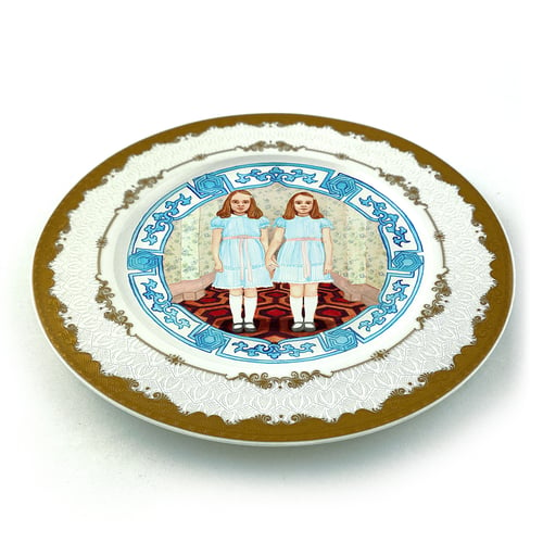 Image of The Shining Twins - Fine China Plate - #0789