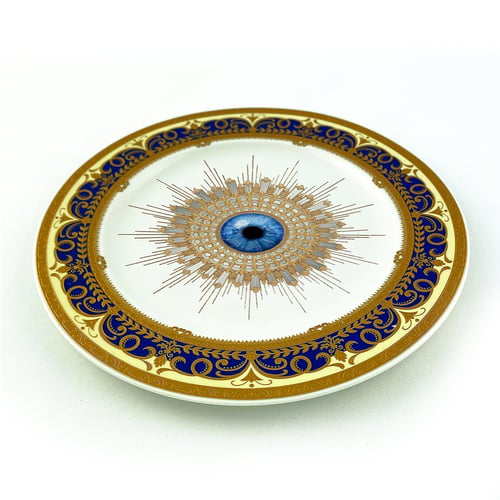 Image of Firenze burst - Fine China Plate - #0786