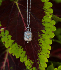 Image 2 of dainty fire opal necklace #4 