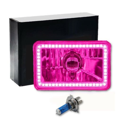 Image of #Octane 4X6 SMD PINK HALO SUPER BRIGHT SET (4) SELECT FROM DROP DOWN BOX