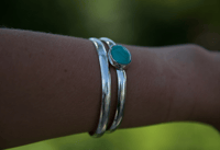 Image 3 of Hubei turquoise cuff #2