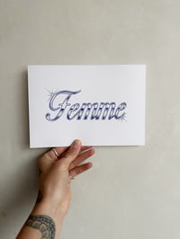 Femme, A5 Print