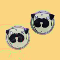 Image 1 of Enamel Pug Magnet