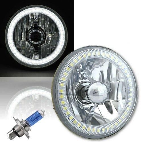 Image of #Octane 7" ROUND WHITE SMD HALO (PAIR)