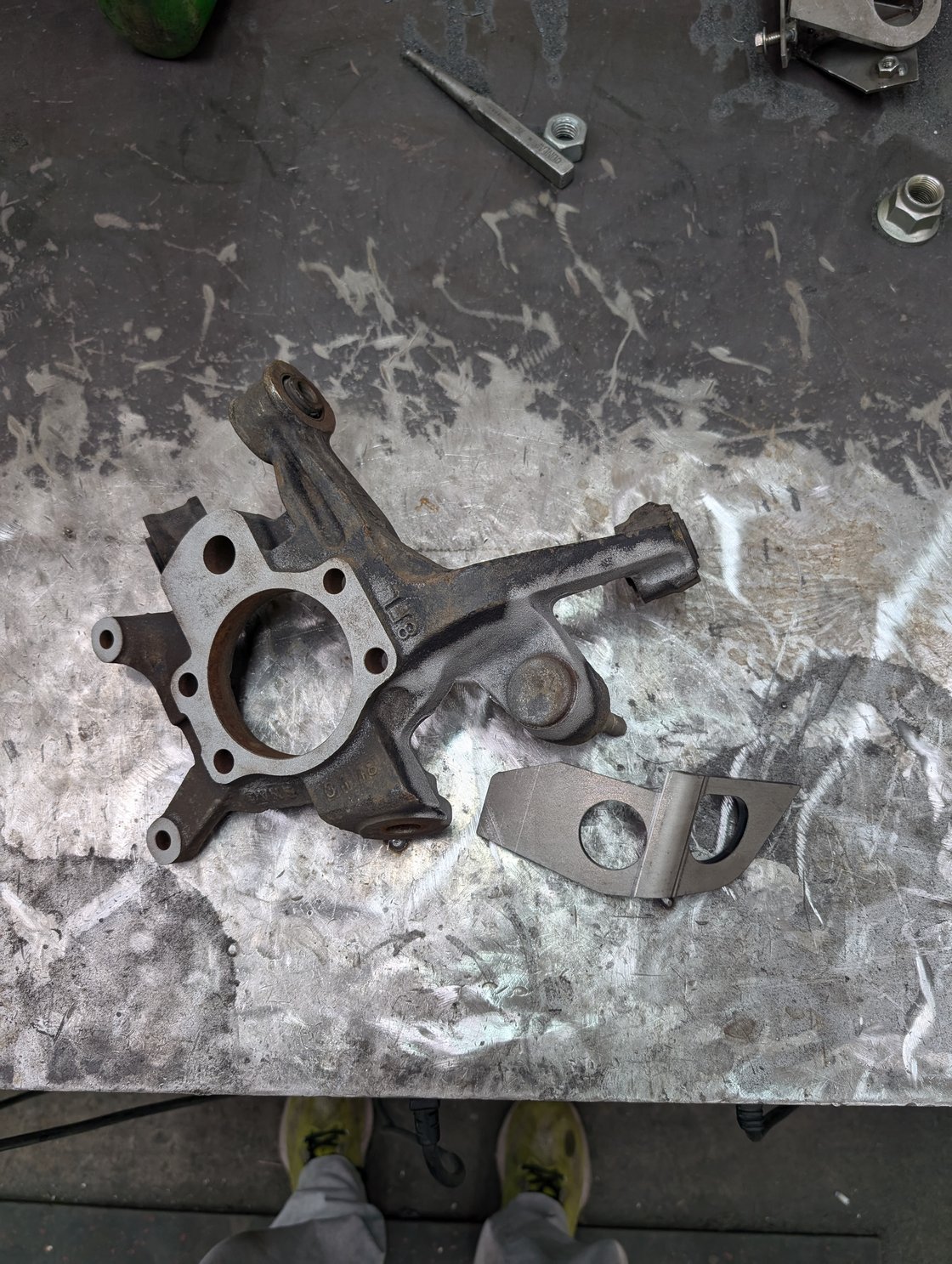 Image of S-Chassis rear knuckle gusset DIY