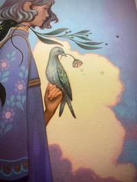 Image 5 of “Into The Wind” hand embellished ~ timed print edition