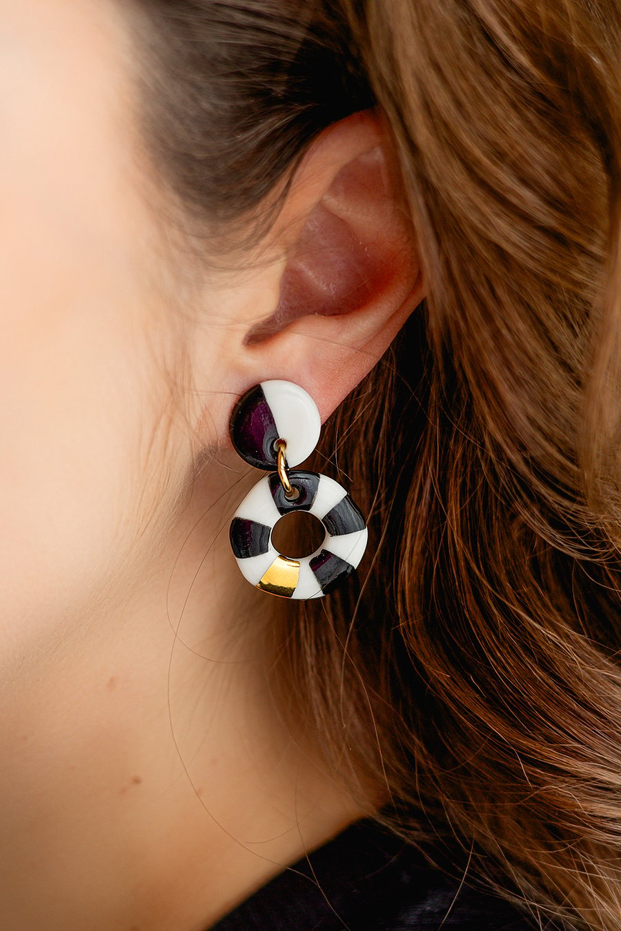 Image of DOROTHY Porcelain Earrings