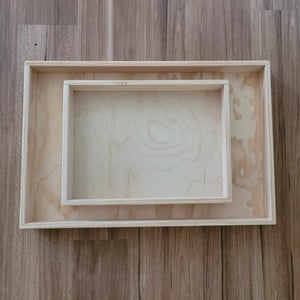 Image of Play Therapy Wooden Sand Tray 