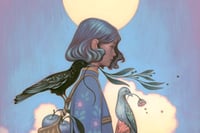 Image 1 of “Into The Wind” hand embellished ~ timed print edition