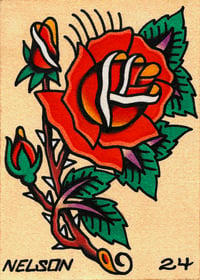 MATT NELSON: Rose with red