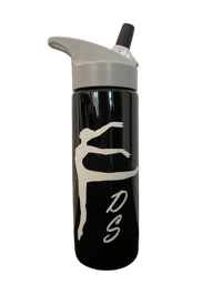 700ml Black and white drink bottle with EDS logo