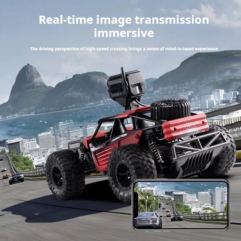 Four-way RC vehicle off-road high-speed mobile control real-time WIFI image transmission