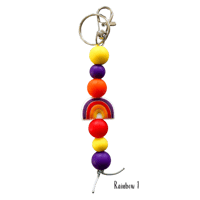 Image 2 of Keychain - Rainbow Love